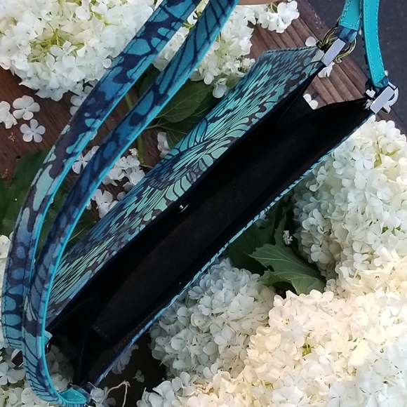 Gorgeous Butterfly Ferragmo size 8 mules & matching purse, made in Italy - Picture 10 of 12